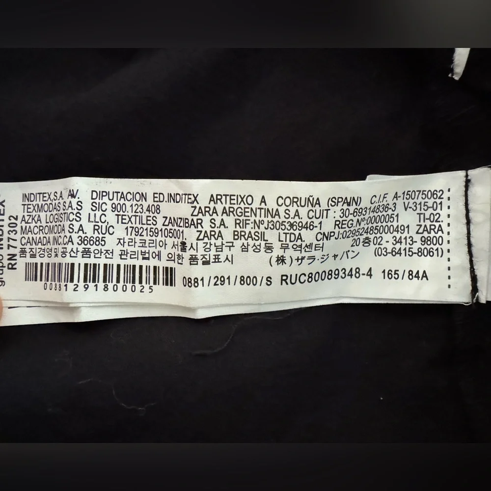 Zara‎ Trafaluc Collection Floral Embroidered Long Sleeve Mini Dress, Size S, NWT - Picture 14 of 16